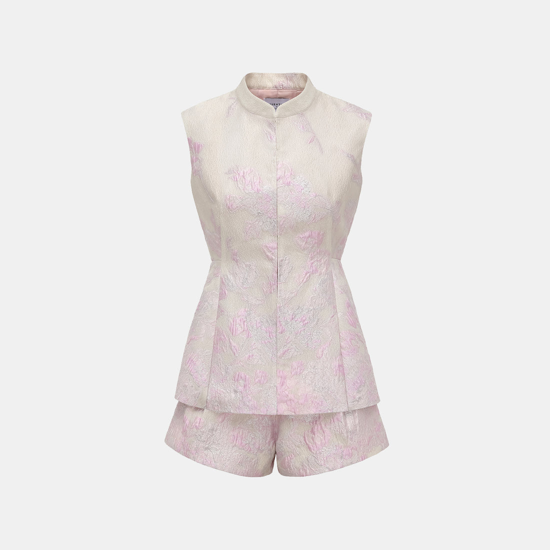 "Spring" Jacquard Shorts - Floating Light and Cherry Blossoms