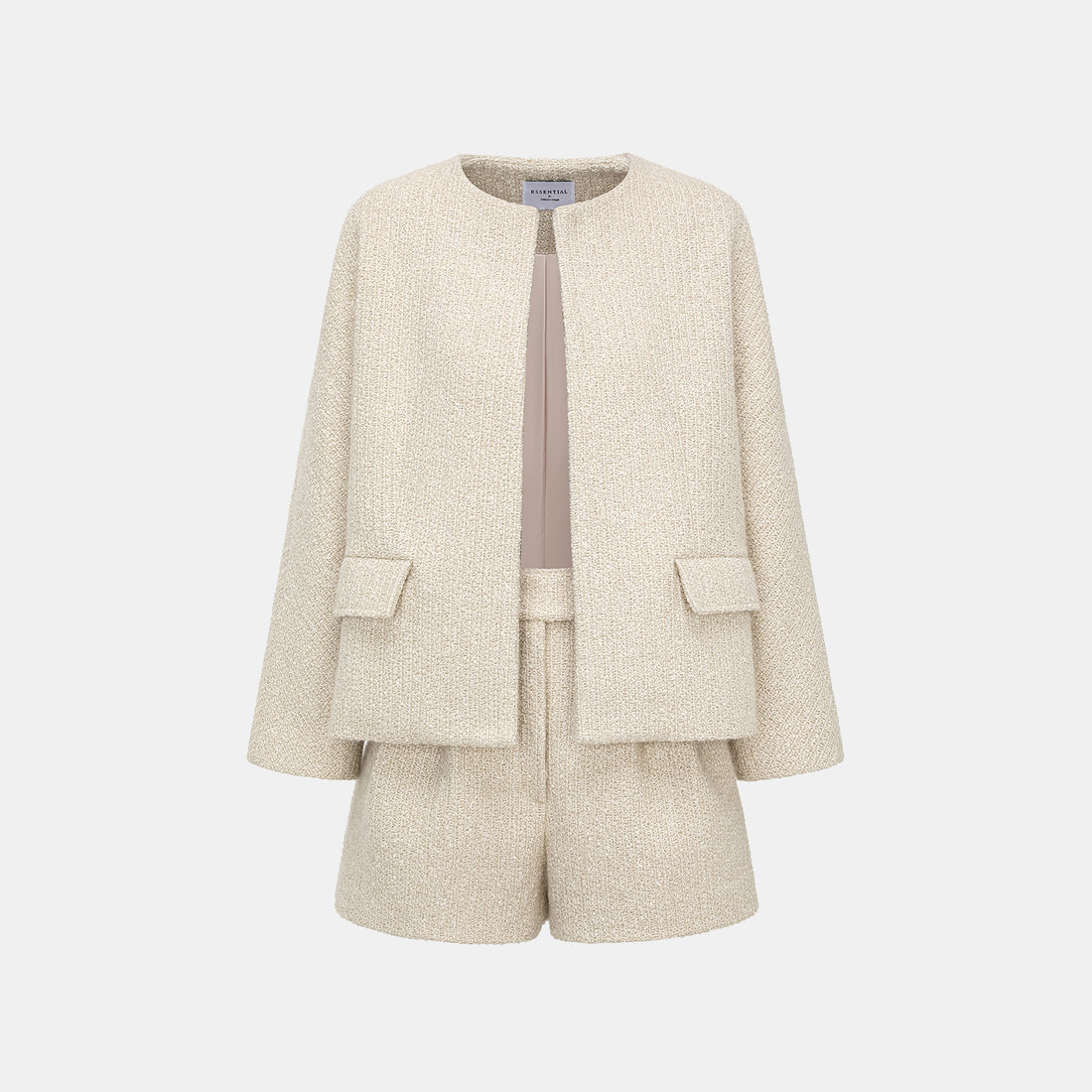 "Chelsea Citywalk." Tweed Shorts—Lunar Serenade