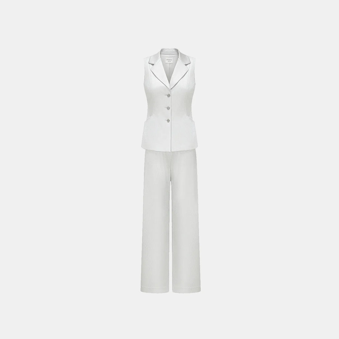 'Easy Go Chic' acetate jersey vest - Silver
