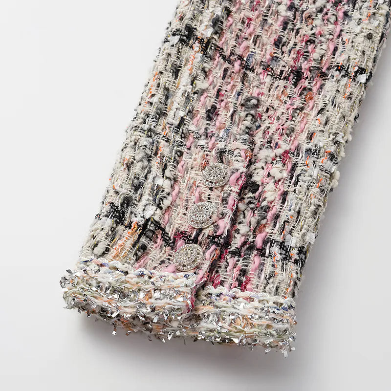 “Brunch at Ritz” tweed jacket—Ispahan