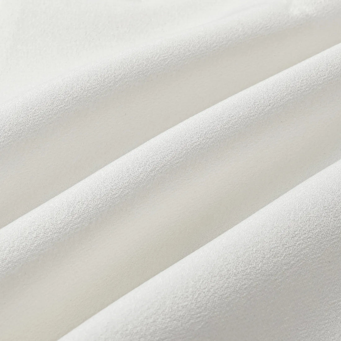 "Speak Sleek." Acetate Shorts—White