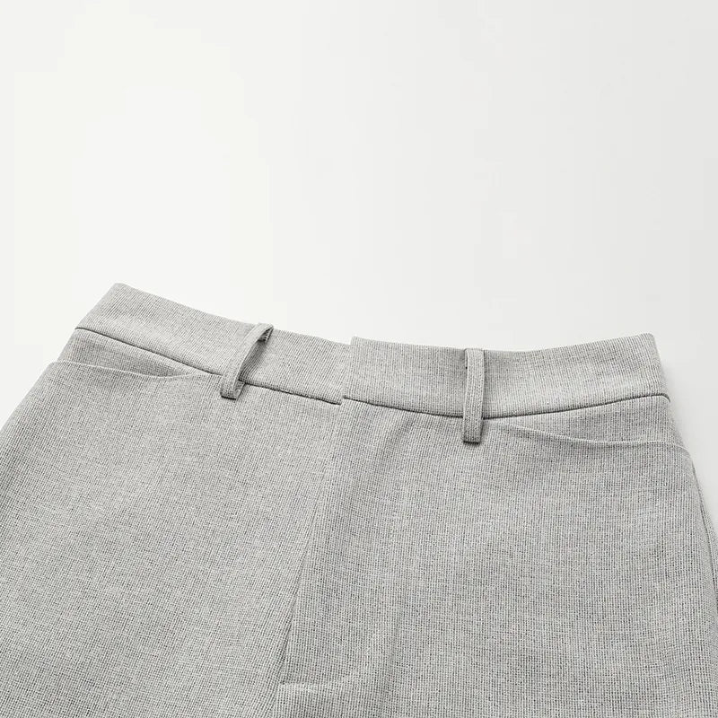 'Essential Golf Collection' Tech Casual Cropped Pants — Grey