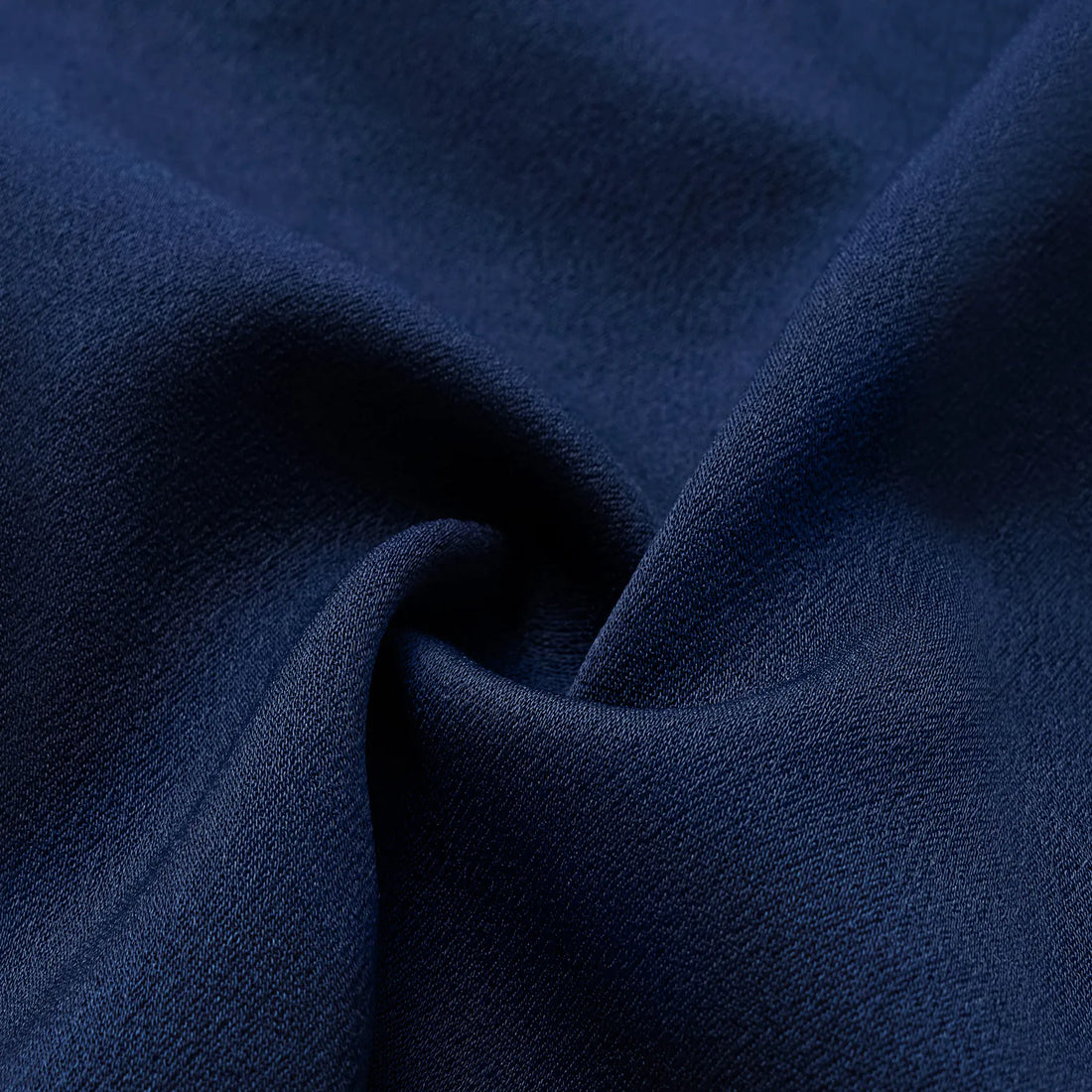 "Speak Sleek." Acetate Double-Breasted Blazer—Indigo