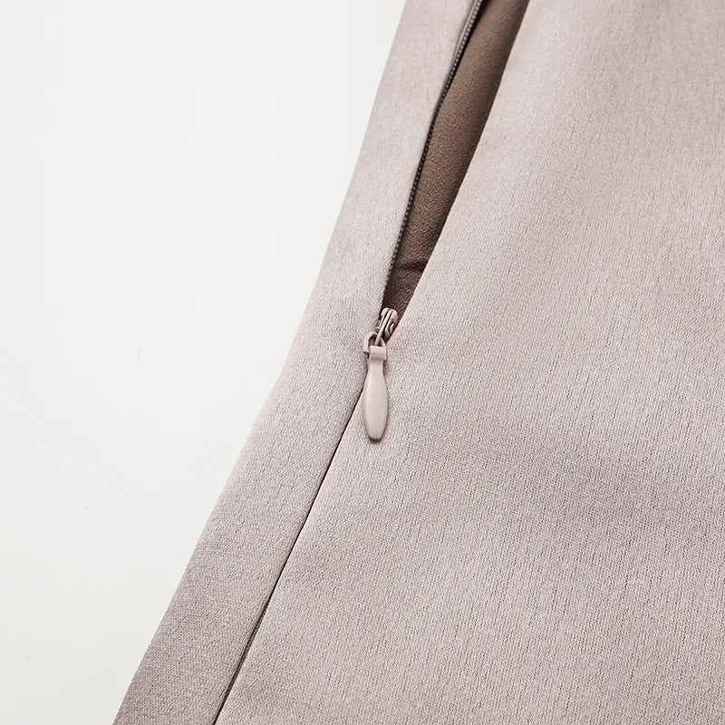 "Easy-Go Chic" Acetate Tank Dress — N0.3 Mocha Gold
