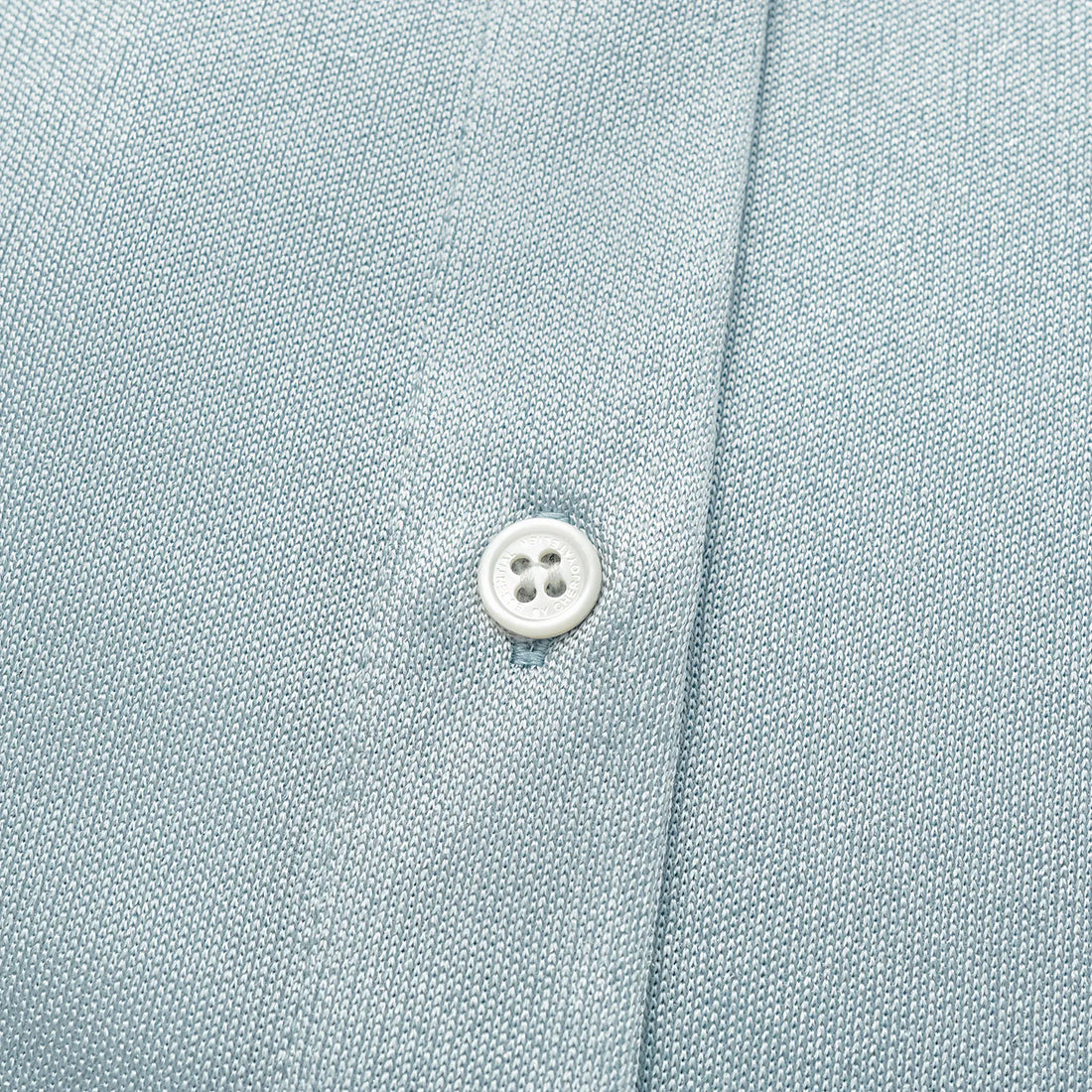 'Easy Go Chic' Acetate Oversized Shirt - Light Blue