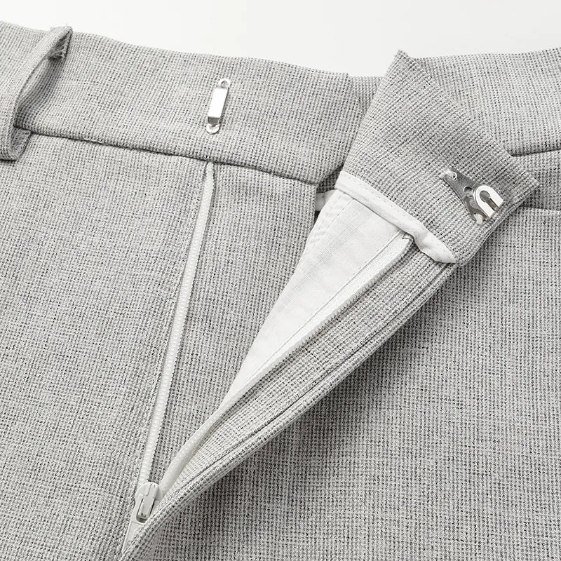 'Essential Golf Collection' Tech Casual Cropped Pants — Grey