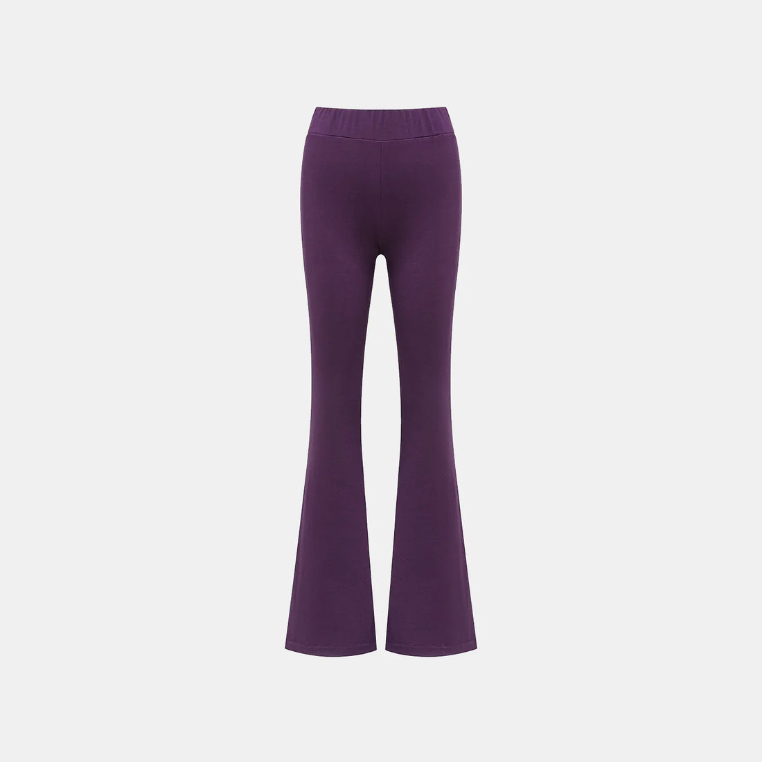 "Exquisite Daily" Ultra-soft Modal Vest/Straight Leg Pants Set - Grape Purple