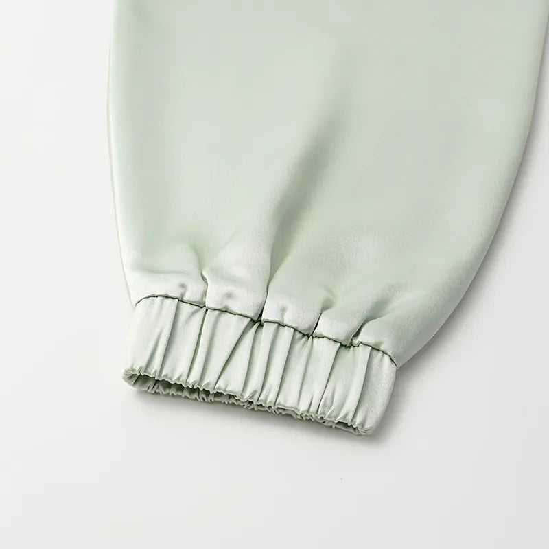 "Summer Diary" acetate shawl — mint green