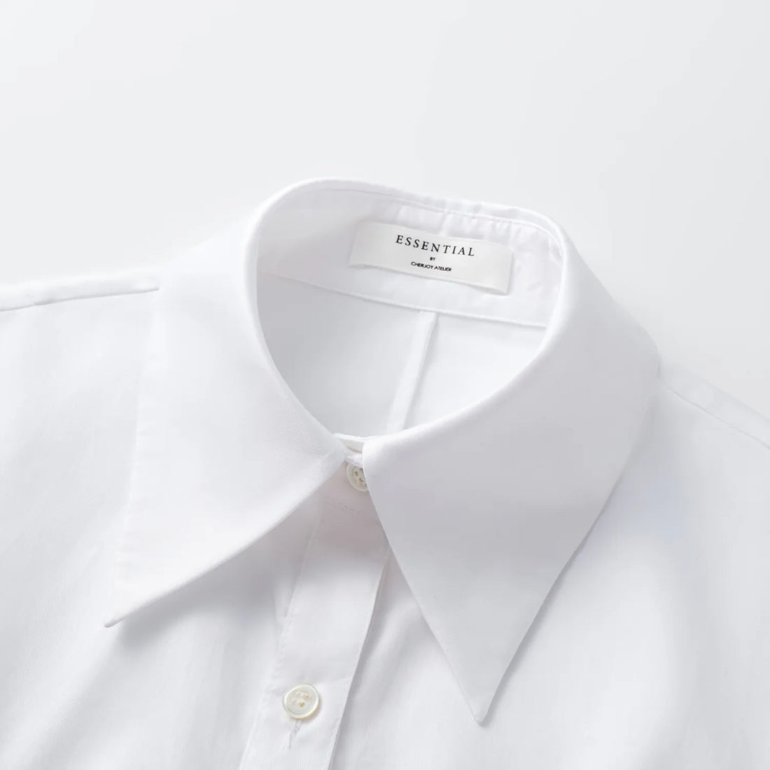 "Speak Sleek." Swiss cotton diamond cut fitted shirt