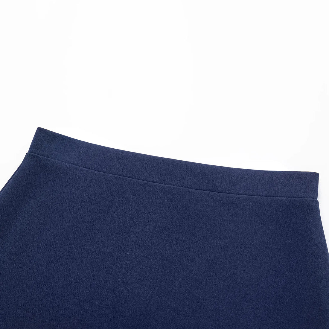 "Speak Sleek." Acetate pencil skirt—Indigo