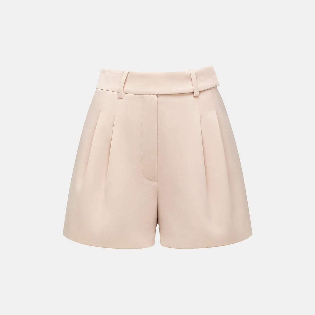 "Speak Sleek." Acetate Shorts—Pink