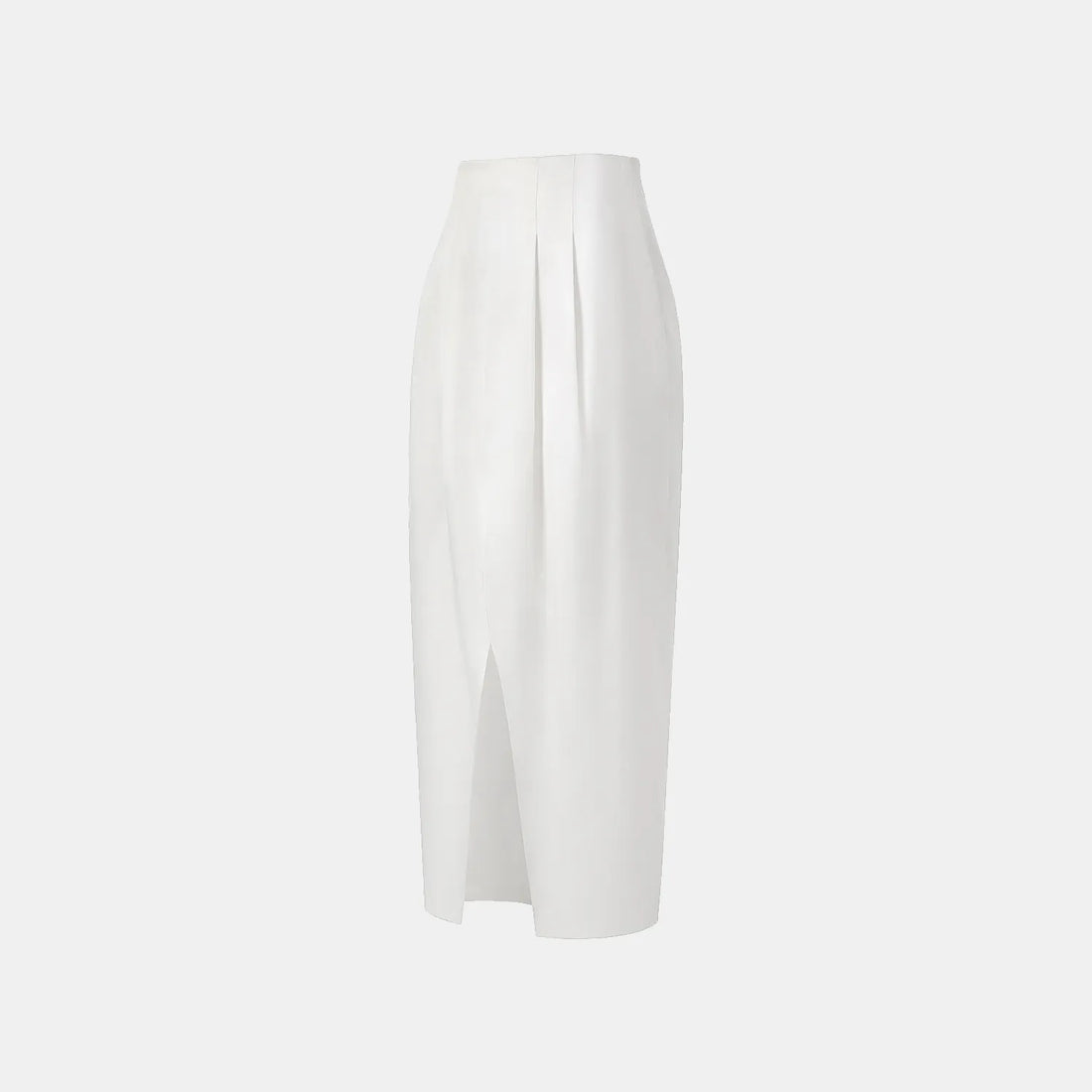 "Springtime" Silk Organza Tulip Skirt - Apricot White