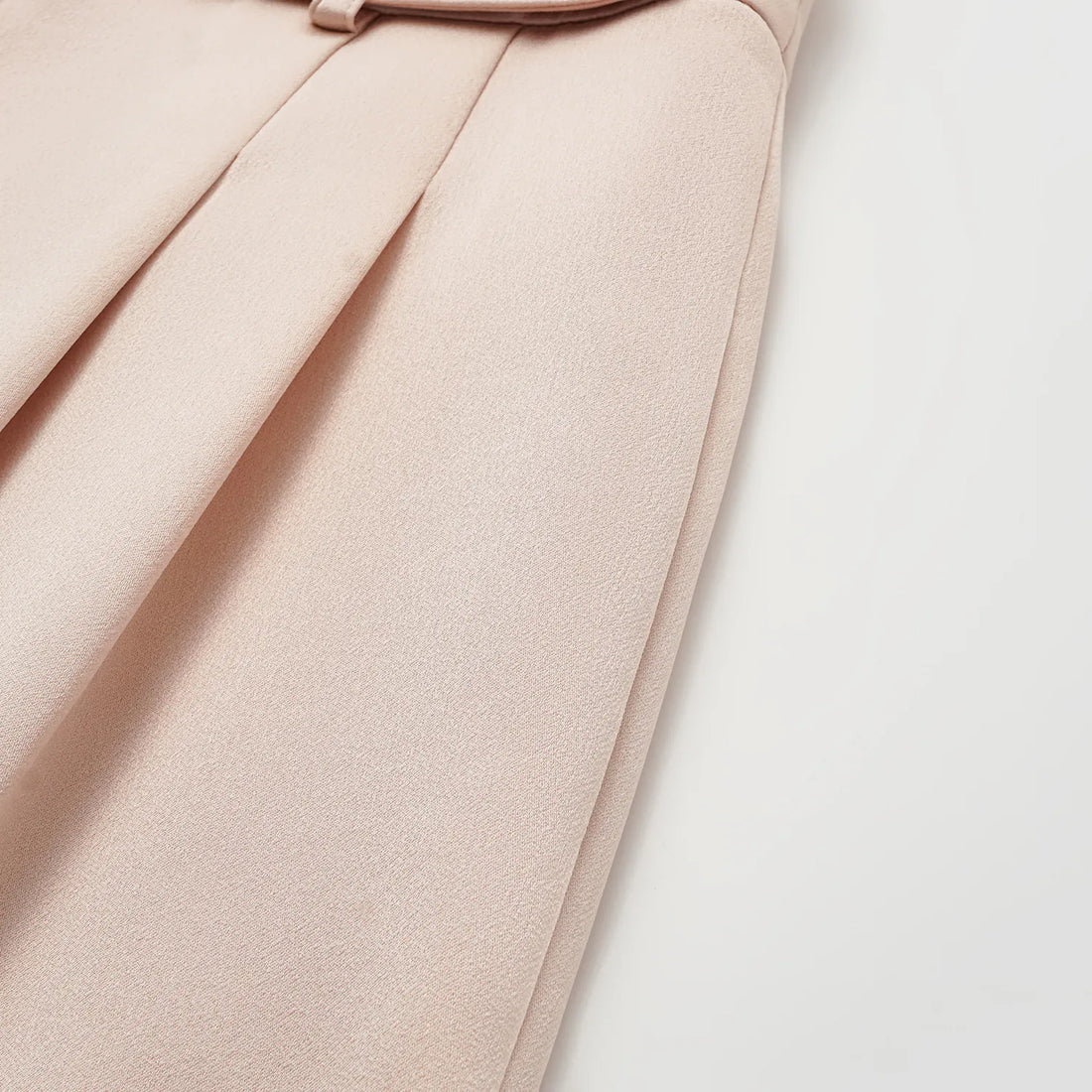 "Speak Sleek." Acetate Shorts—Pink
