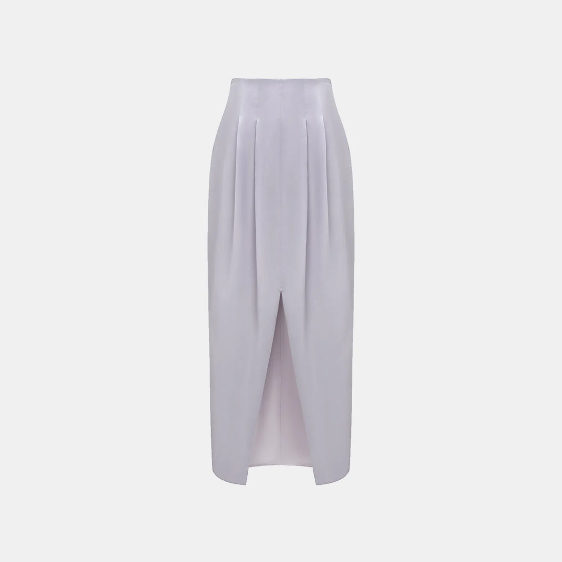 "Lying in the Spring" Silk Organza Tulip Skirt - Dusk Purple