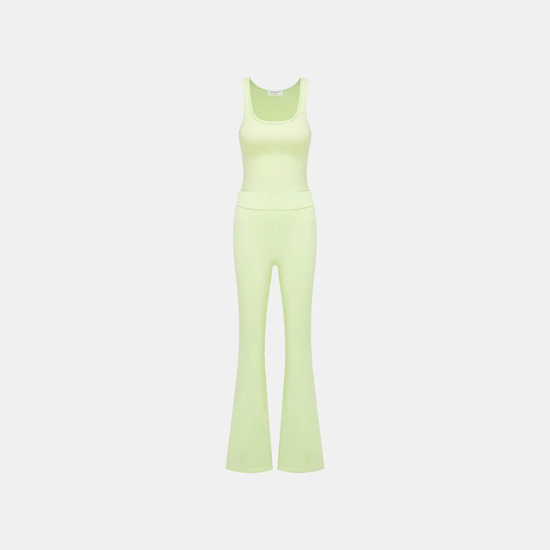 "Exquisite Everyday" Ultra Soft Modal Vest/Straight Leg Pants Set - Mint Green