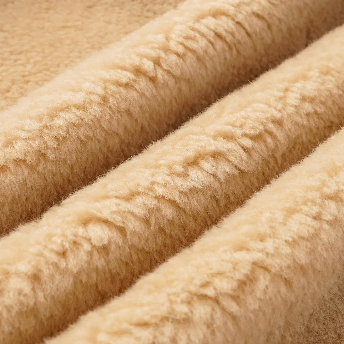 "Tops." Italian top camel hair fabric teddy vest