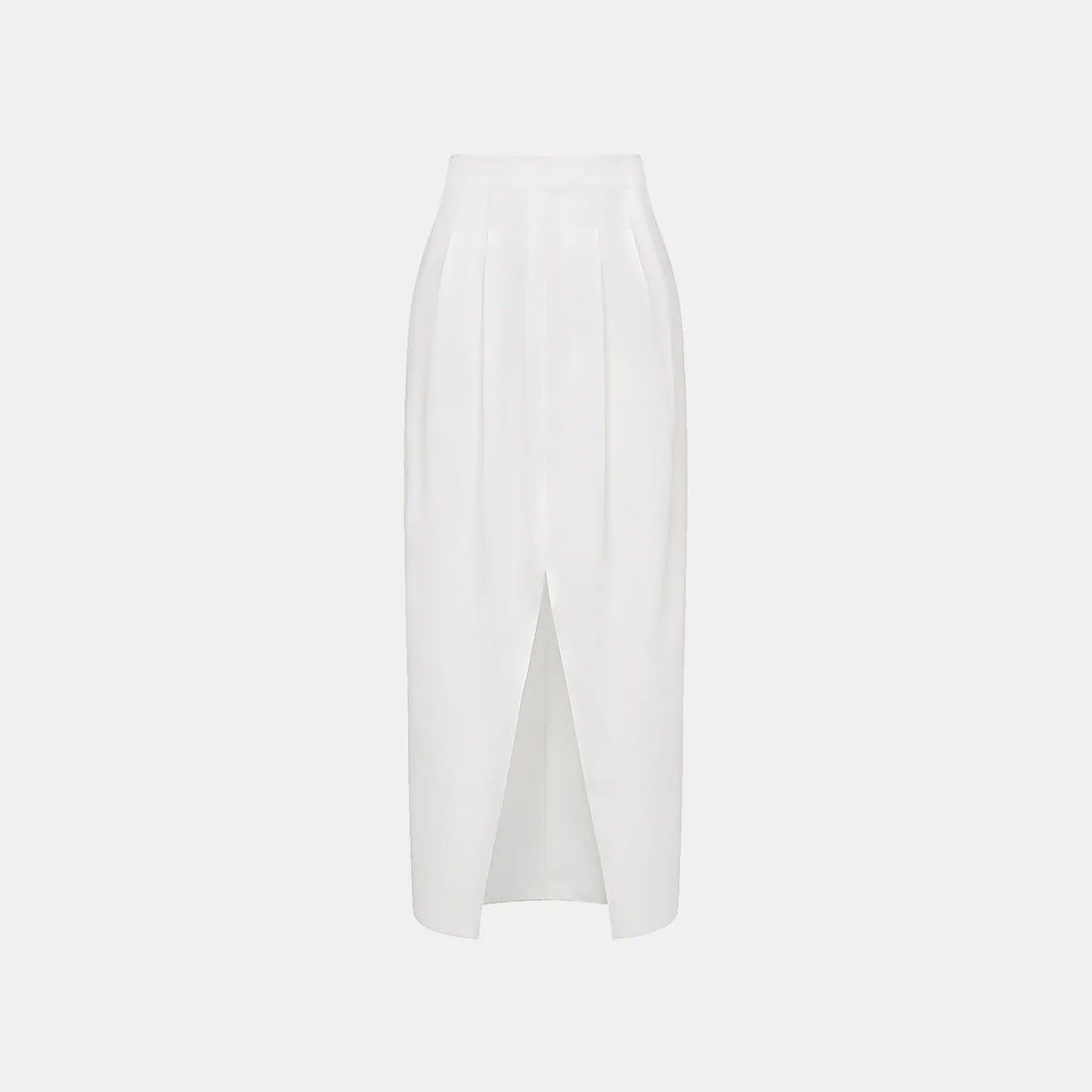 "Springtime" Silk Organza Tulip Skirt - Apricot White