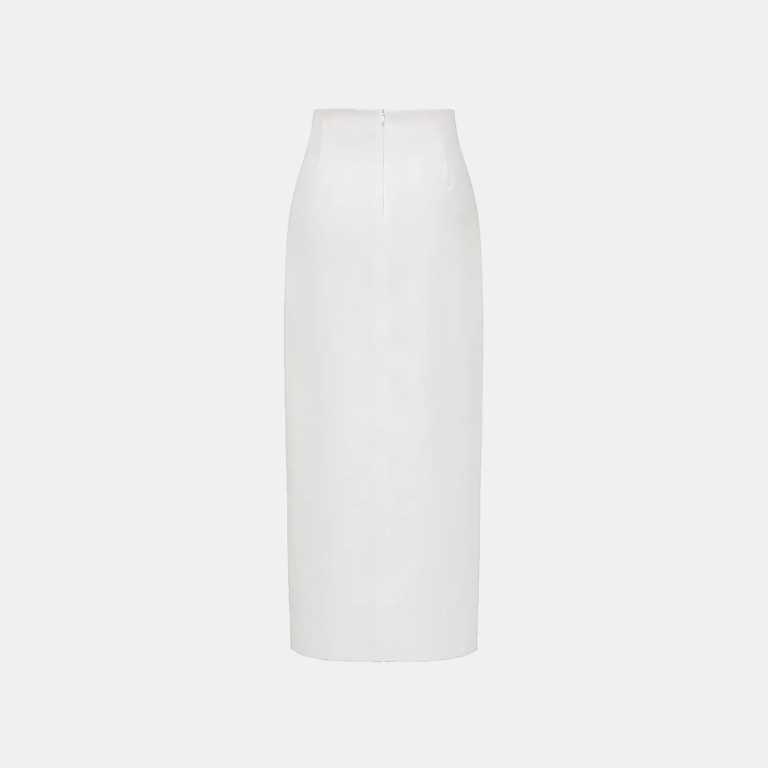 "Springtime" Silk Organza Tulip Skirt - Apricot White