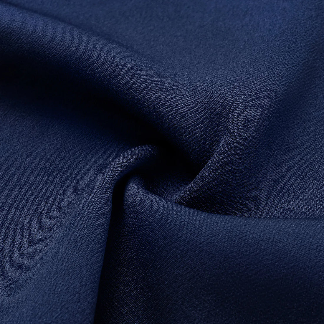 "Speak Sleek." Acetate flared pants—Indigo