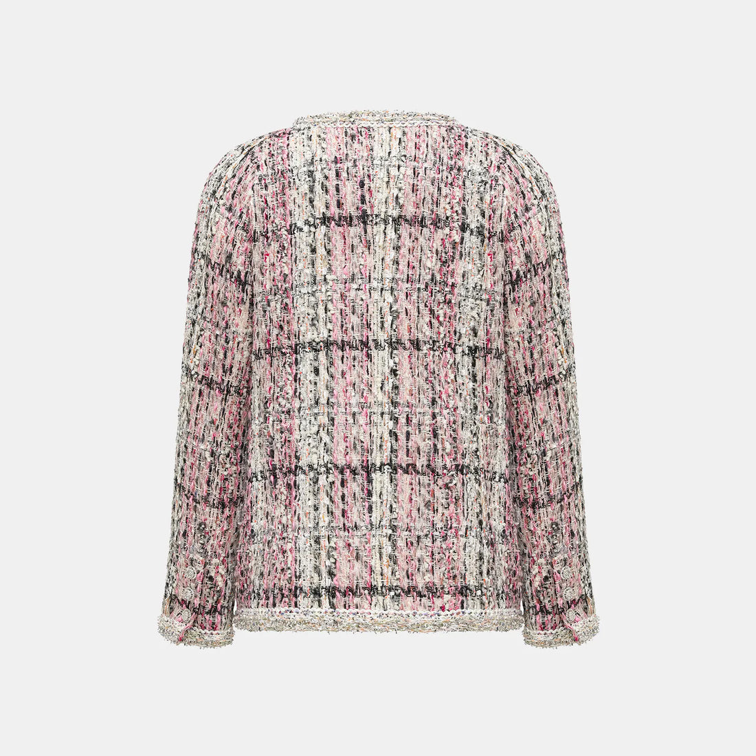 “Brunch at Ritz” tweed jacket—Ispahan