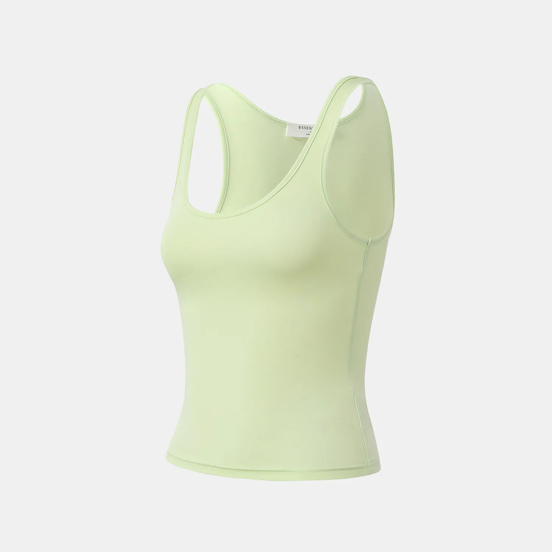 "Exquisite Everyday" Ultra Soft Modal Vest/Straight Leg Pants Set - Mint Green