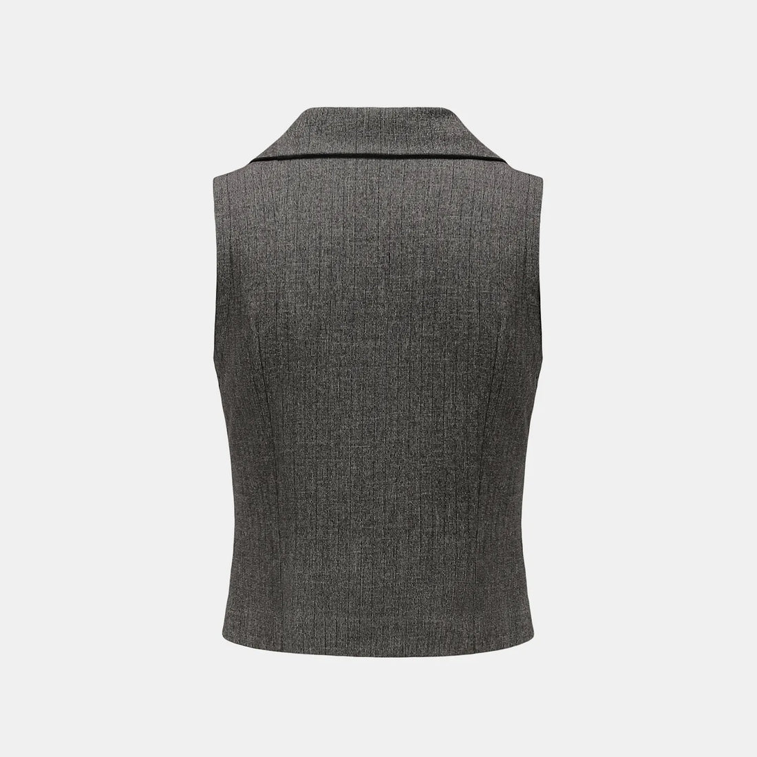 'Essential Golf Collection' Technical Fabric Sleeveless Sport Top - Black