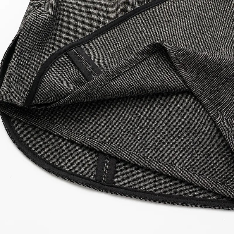 "Essential Golf Collection" Technical Fabric Culotte — Black