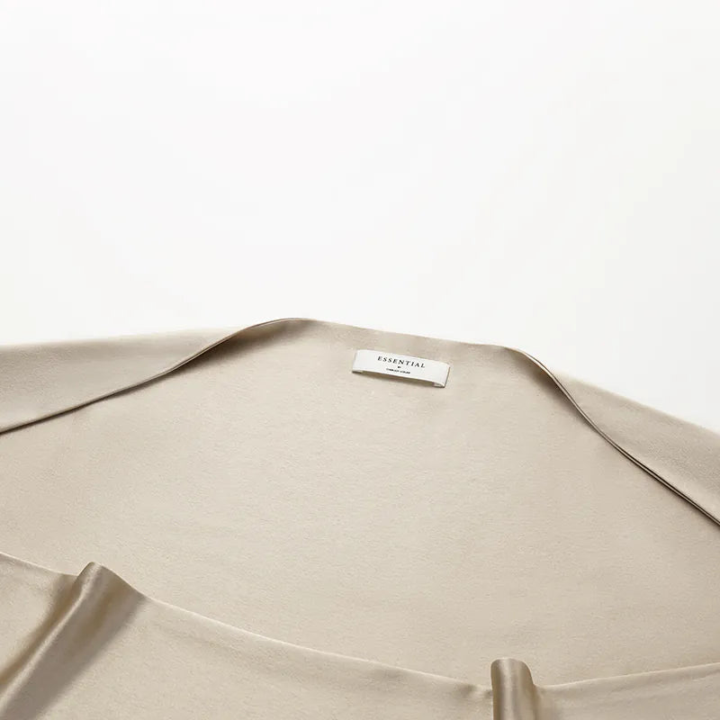 "Summer Diary" Acetate Shawl - Matt Gold