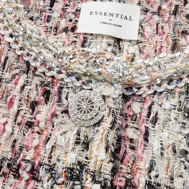 “Brunch at Ritz” tweed jacket—Ispahan