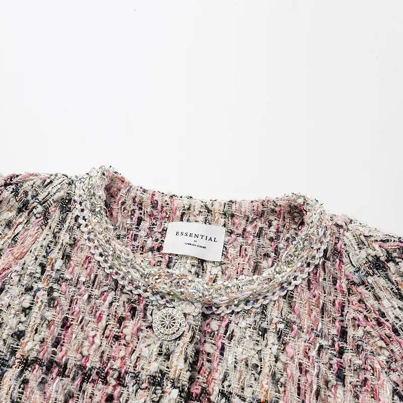 “Brunch at Ritz” tweed jacket—Ispahan