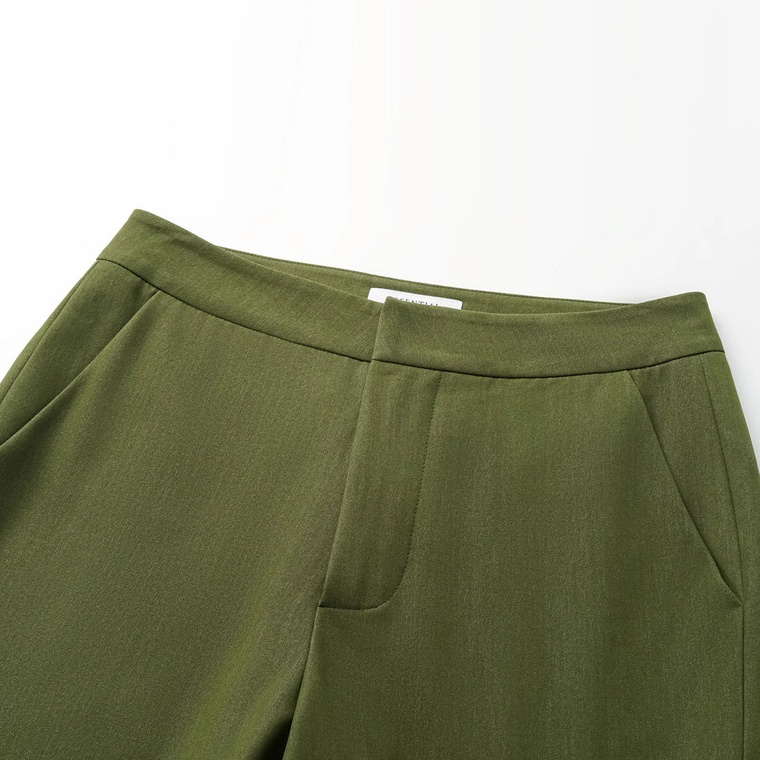 "Speak Sleek." Italian Textured Flared Pants—Amber Garden