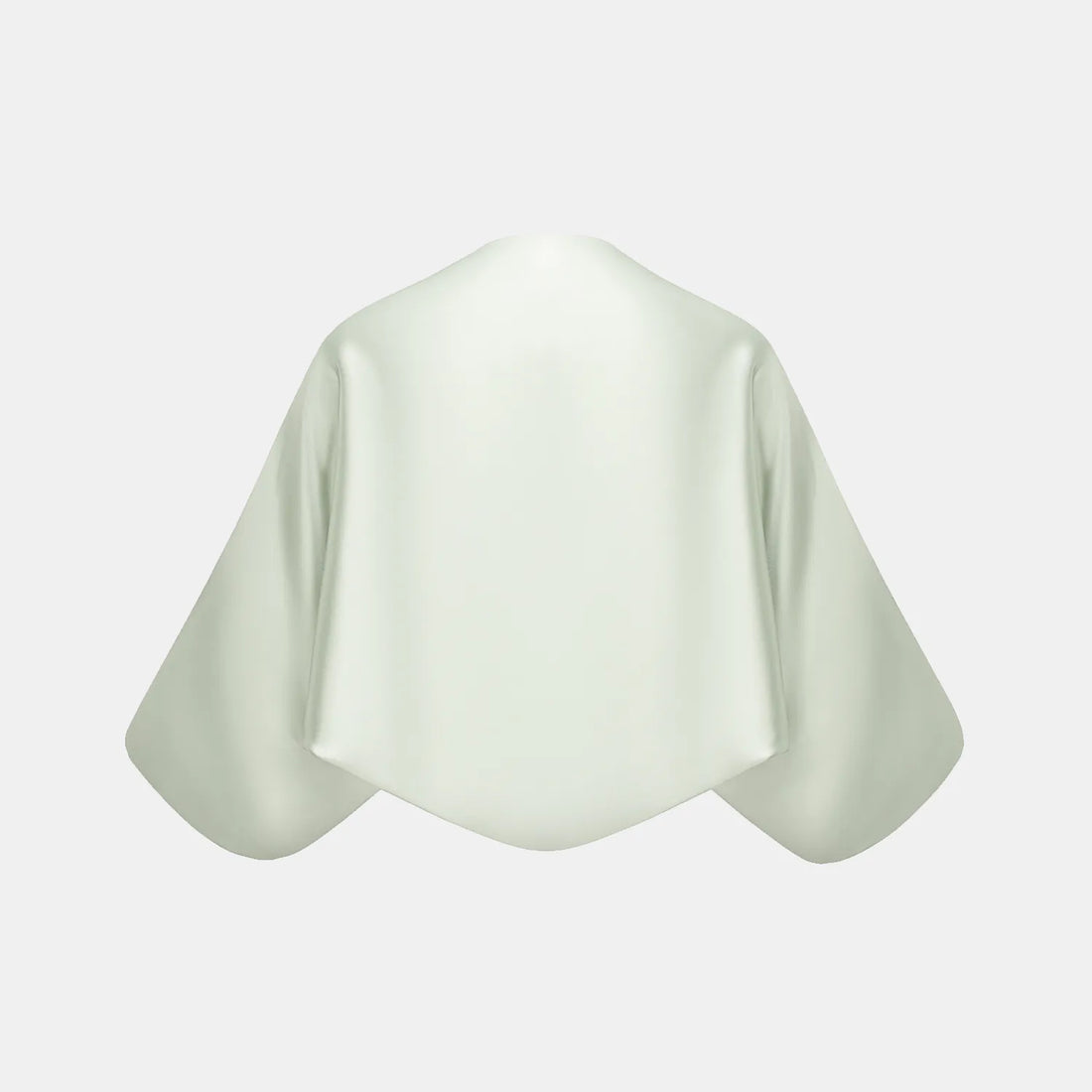 "Summer Diary" acetate shawl — mint green