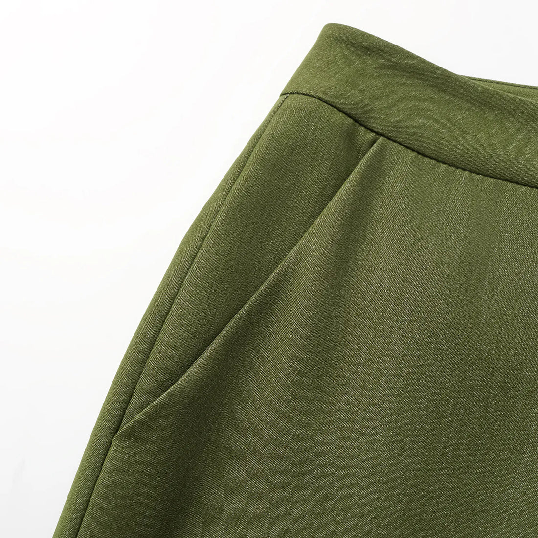 "Speak Sleek." Italian Textured Flared Pants—Amber Garden