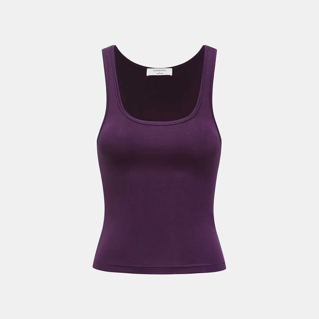 "Exquisite Daily" Ultra-soft Modal Vest/Straight Leg Pants Set - Grape Purple