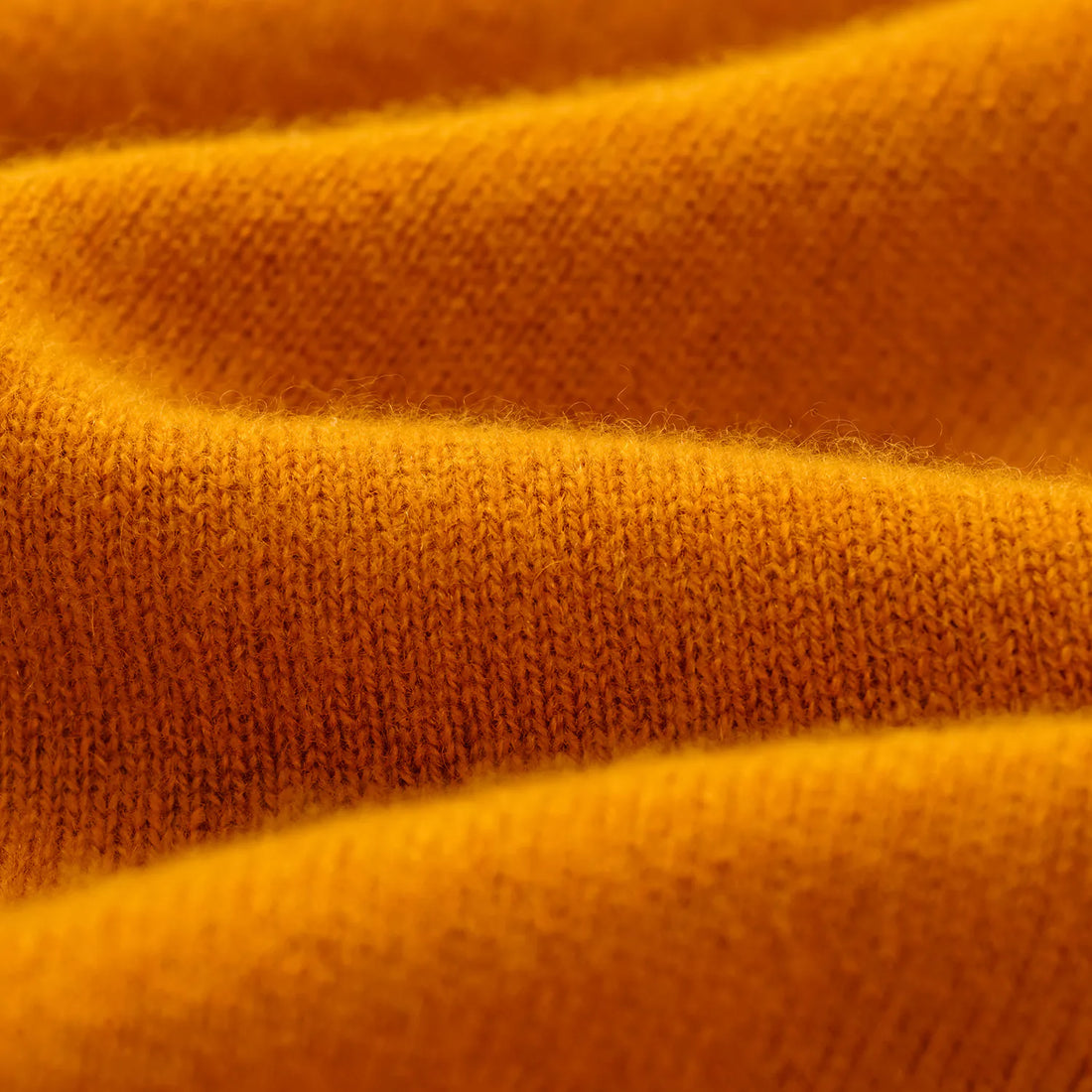 “Cash-In Collection 财“ 100% Baby Cashmere 3/4 Sleeve V-Neck Top (Yarn by Loro Piana) — Pumpkin Orange