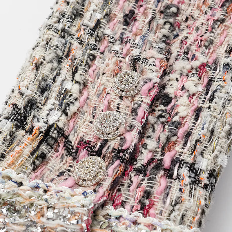 “Brunch at Ritz” tweed jacket—Ispahan