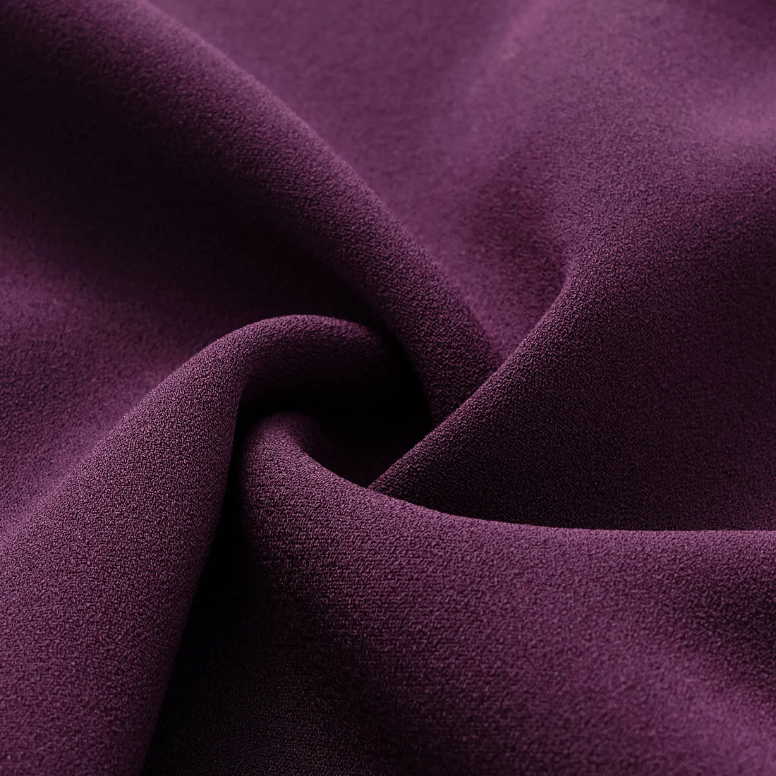 "Speak Sleek." Anti-wrinkle Acetate Special Cut Wide Leg Trousers - Grape Purple