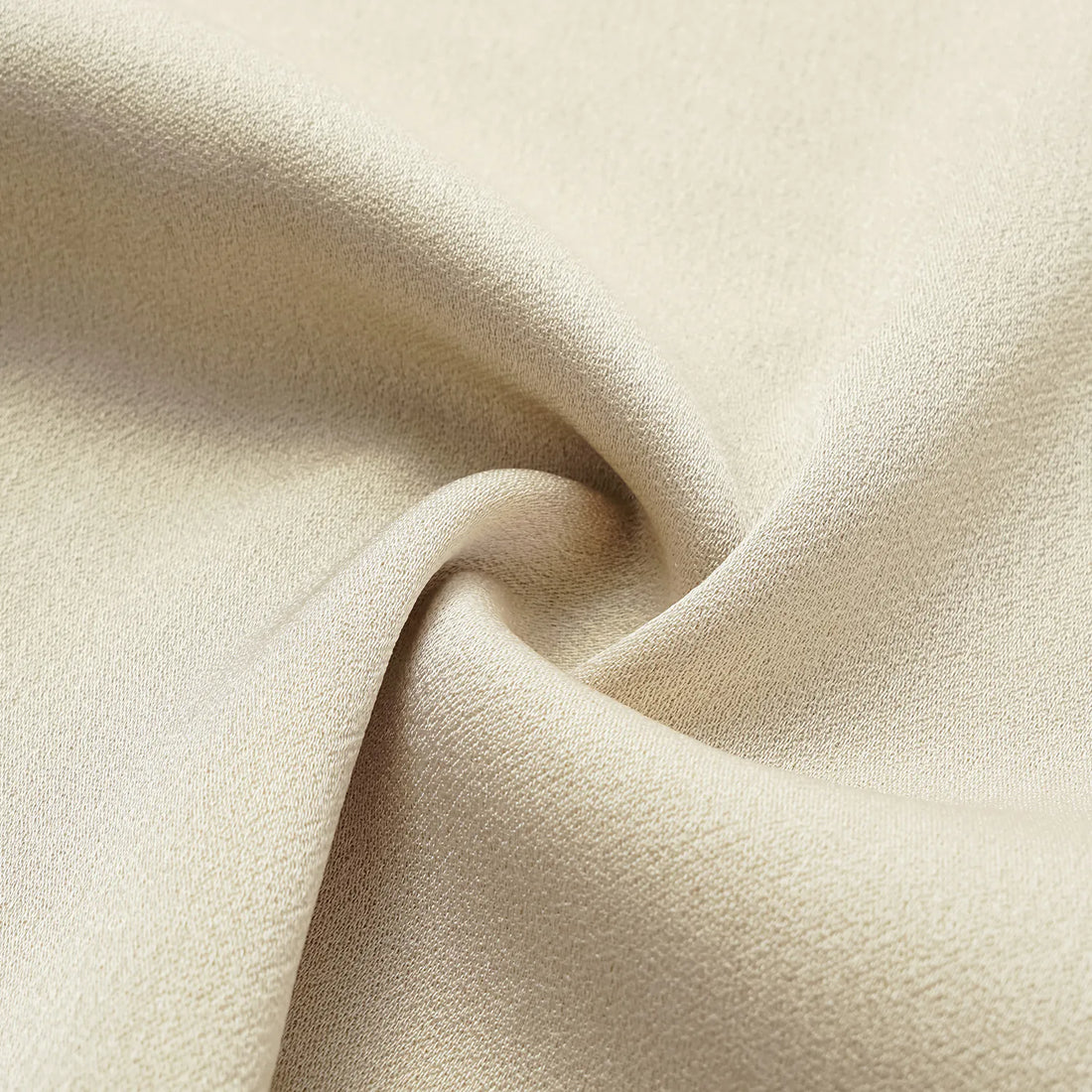 "Speak Sleek." Acetate flared pants—Champagne