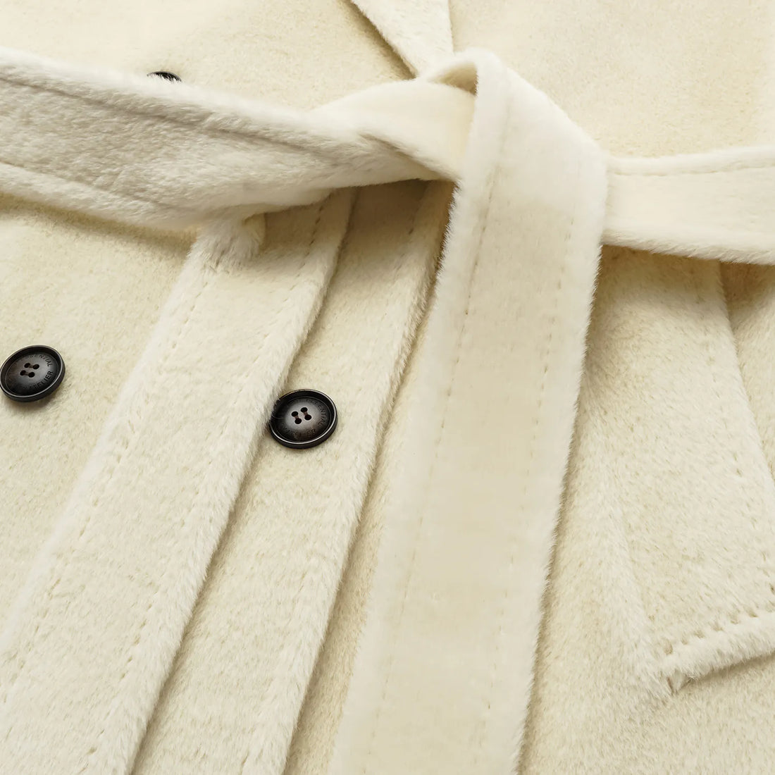 "Winter Diary" Baby Suri Albaka Long Coat - Snow