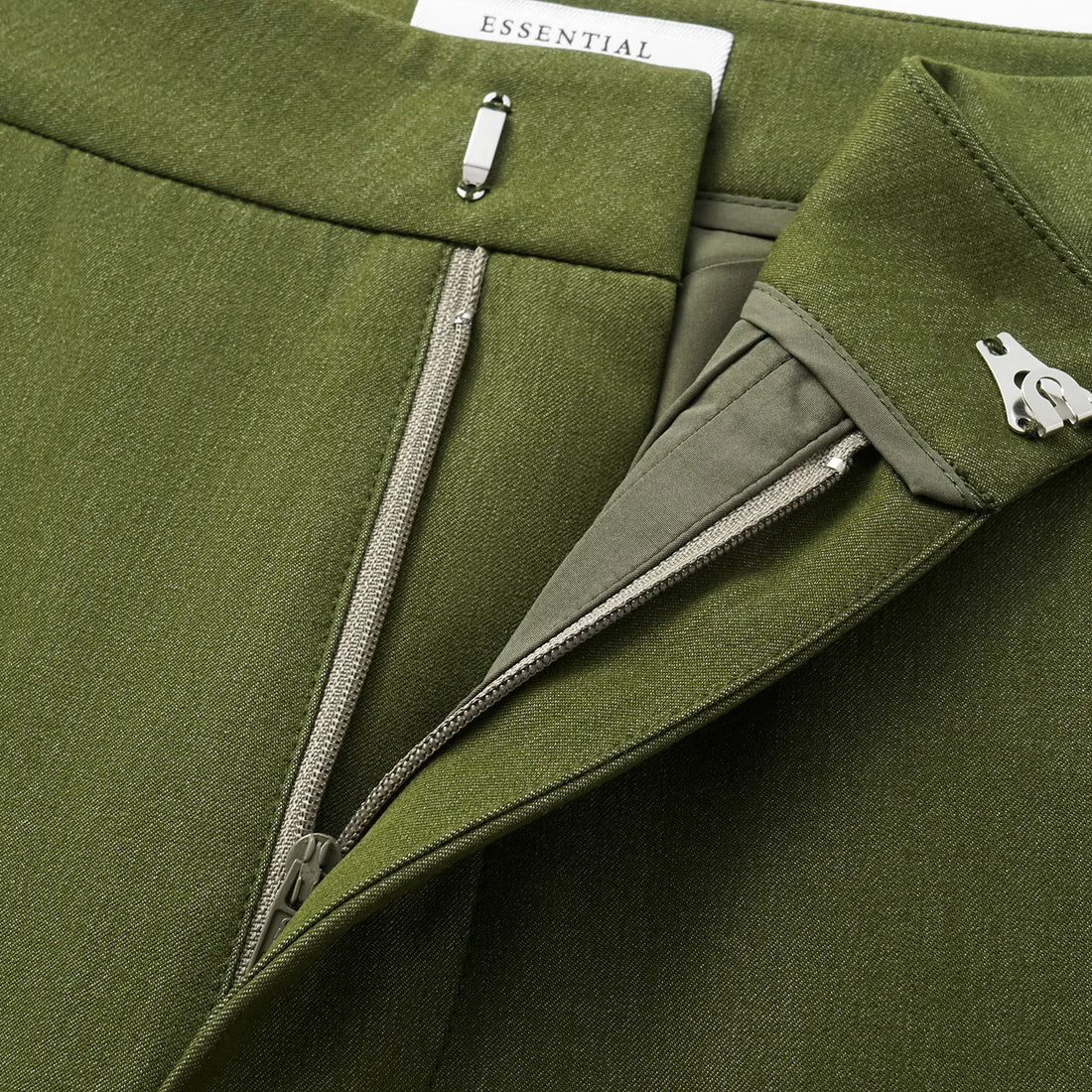"Speak Sleek." Italian Textured Flared Pants—Amber Garden