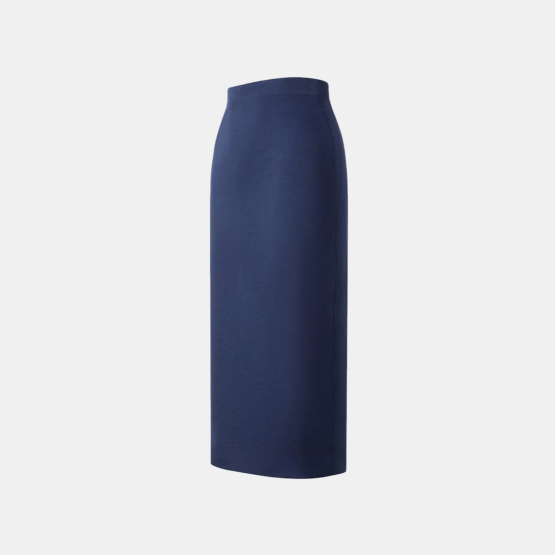 "Speak Sleek." Acetate pencil skirt—Indigo