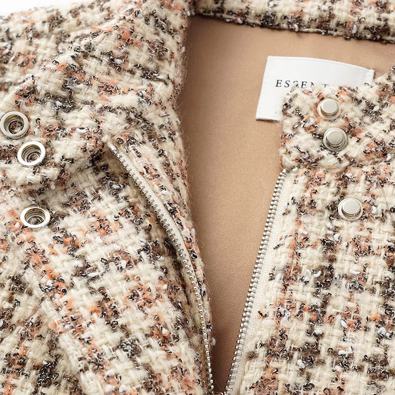 “Weekend at Monaco.” Tweed casual jacket—Brown Check