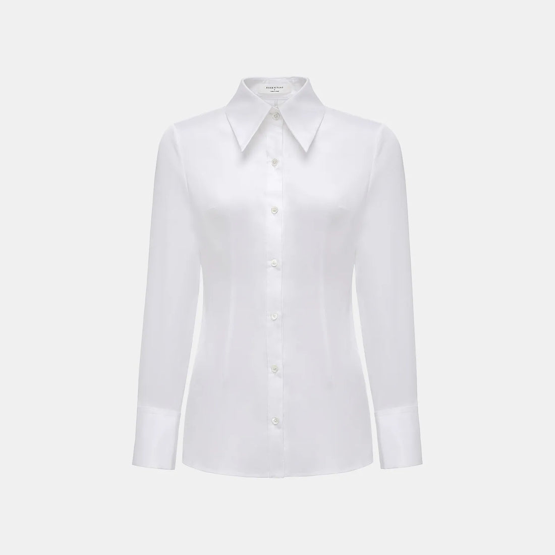 "Speak Sleek." Swiss cotton diamond cut fitted shirt
