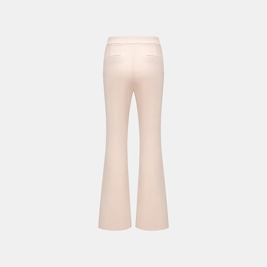 "Speak Sleek." Acetate flared pants—Pink