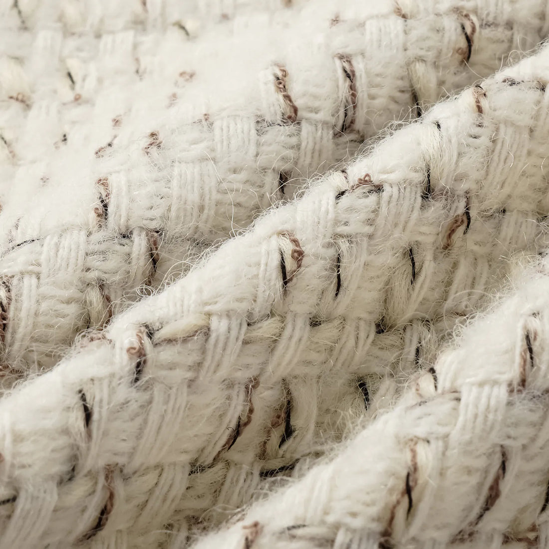 "Afternoon in Los Angeles" Tweed Shorts - Off-White