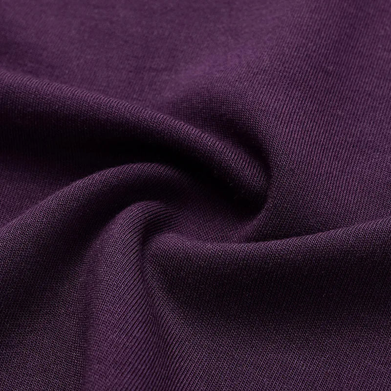 "Exquisite Daily" Ultra-soft Modal Vest/Straight Leg Pants Set - Grape Purple