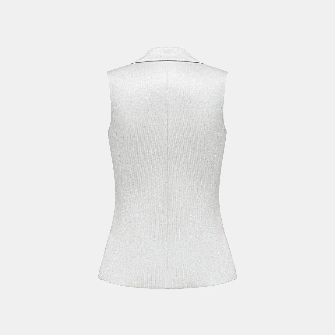 'Easy Go Chic' acetate jersey vest - Silver