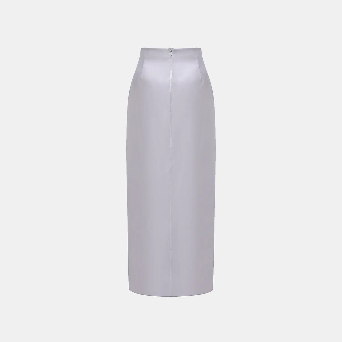 "Lying in the Spring" Silk Organza Tulip Skirt - Dusk Purple