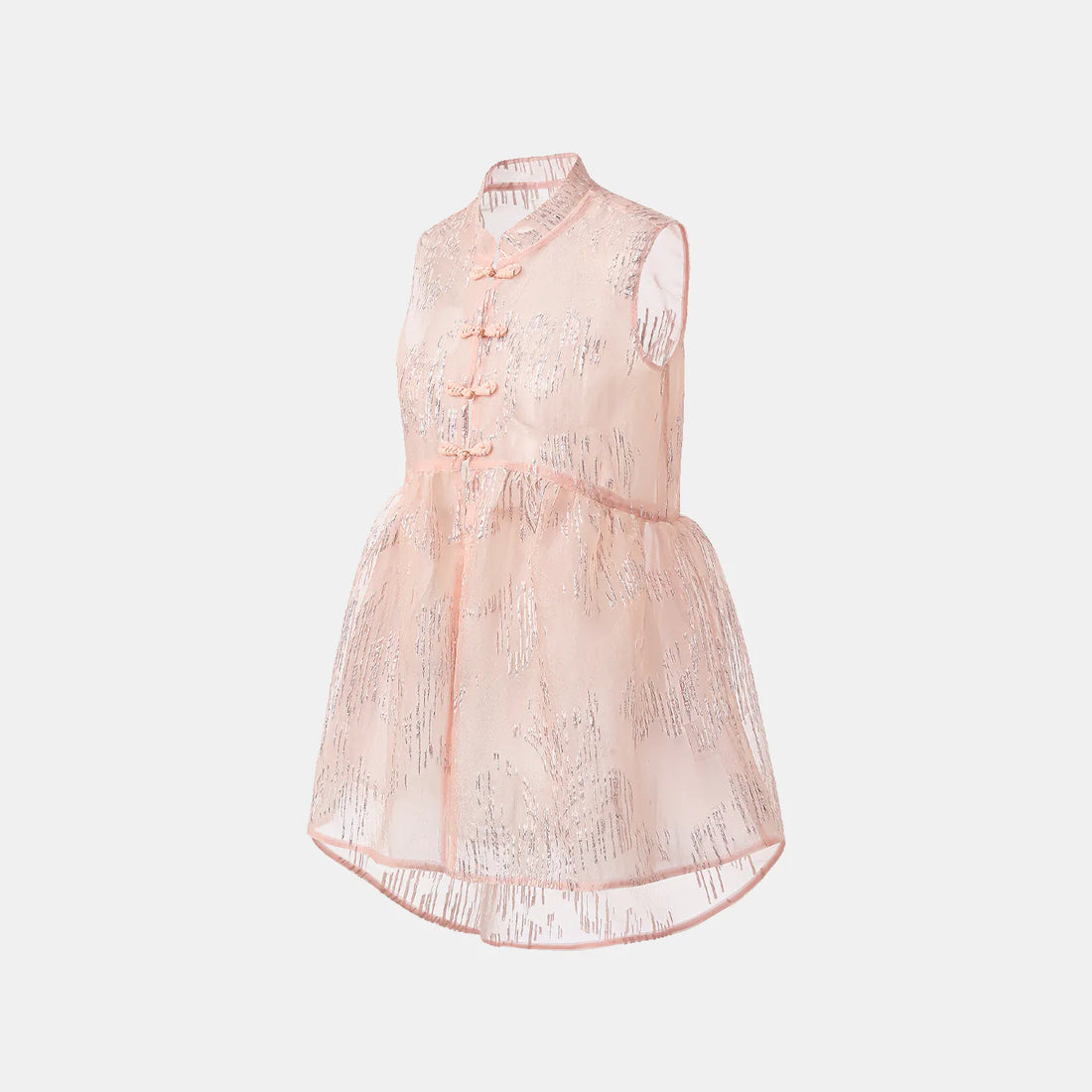 "Imperial Garden Teatime" Chinese style jacquard vest