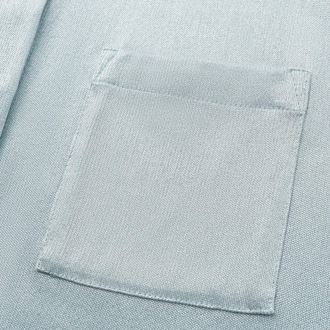 'Easy Go Chic' Acetate Oversized Shirt - Light Blue